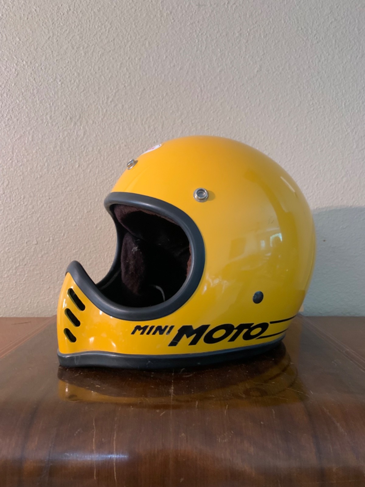 Vintage Bell MiniMOTO Rare MINI MOTO 1980's MXR Drag Flat Track Racing Helmet Vintage Bell MiniMOTO Rare MINI MOTO 1980's MXR Drag Flat Track Racing Helmet