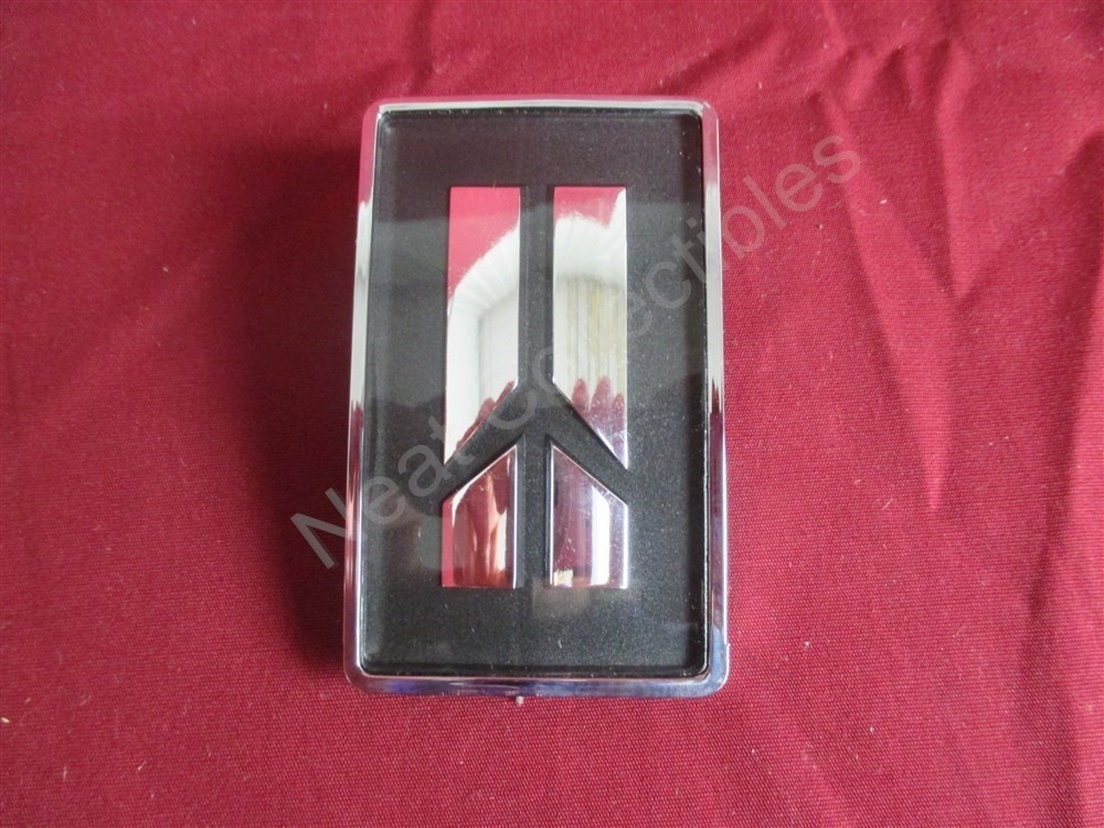 NOS OEM Oldsmobile Eighty Eight Grille Emblem 1990 - 1991 Black and Chrome