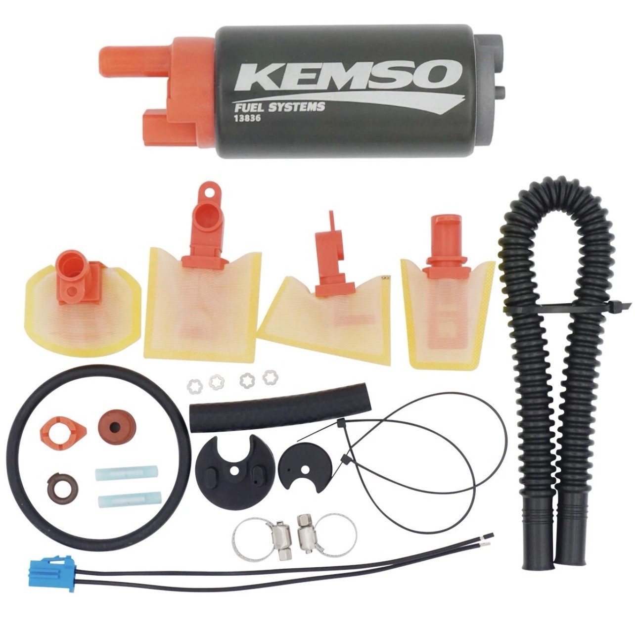 KEMSO High Performance EFI Fuel Pump & Install Kit 13836 