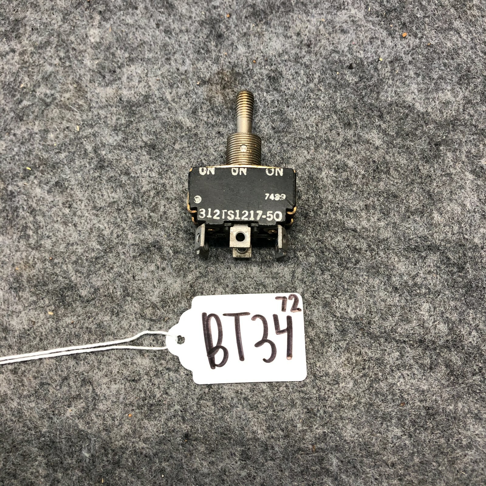 Cessna Flap Switch P/N 312TS1217-50