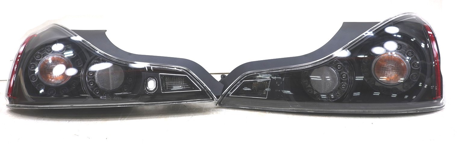 NEW Spyder Black Tail Light Set 9047534 Infiniti G37 2008-2013 Q60 14-15 Coupe