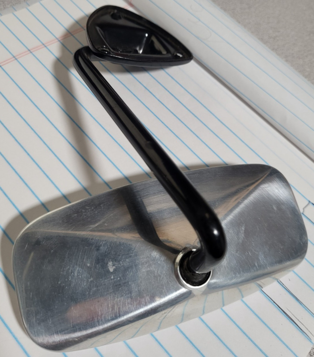 NOS VINTAGE VOLKSWAGEN SPLIT WINDOW STANDARD REAR VIEW MIRROR STD 46 THRU 52