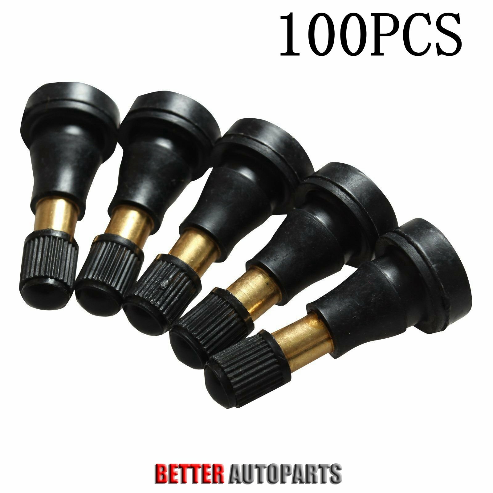 100 LOT TR-600 HP TR600HP HIGH PRESSURE SNAP-IN TIRE WHEEL VALVE STEMS