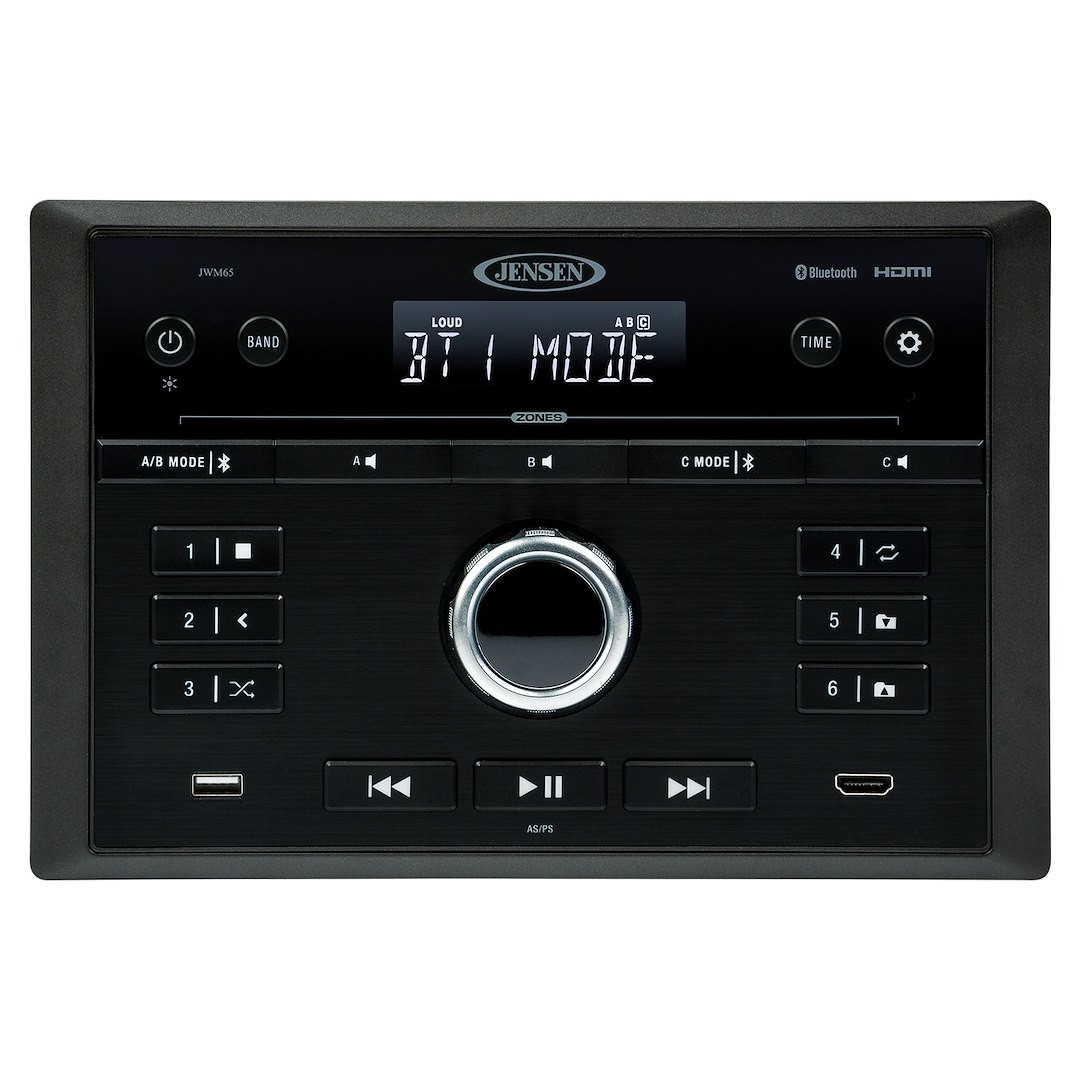 ASA Radio Jensen RV Am/ FM iPod/ MP3 Controls LCD Display JWM65