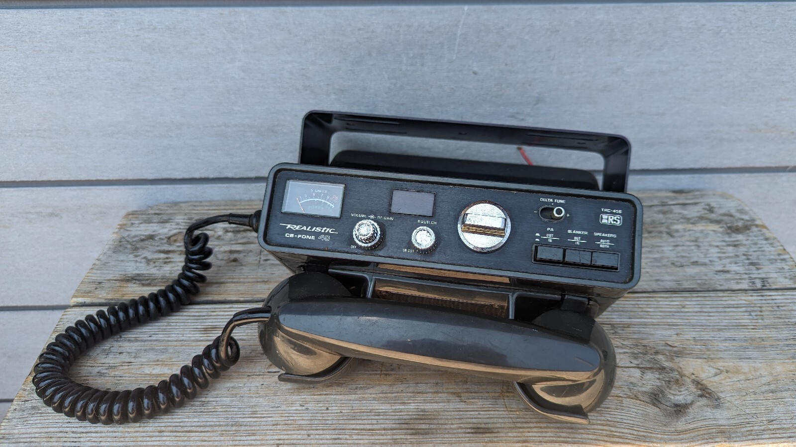 CB FONE 40 CH Mobile radio handset Phone 80s realistic READ/LOOK RARE VINTAGE 