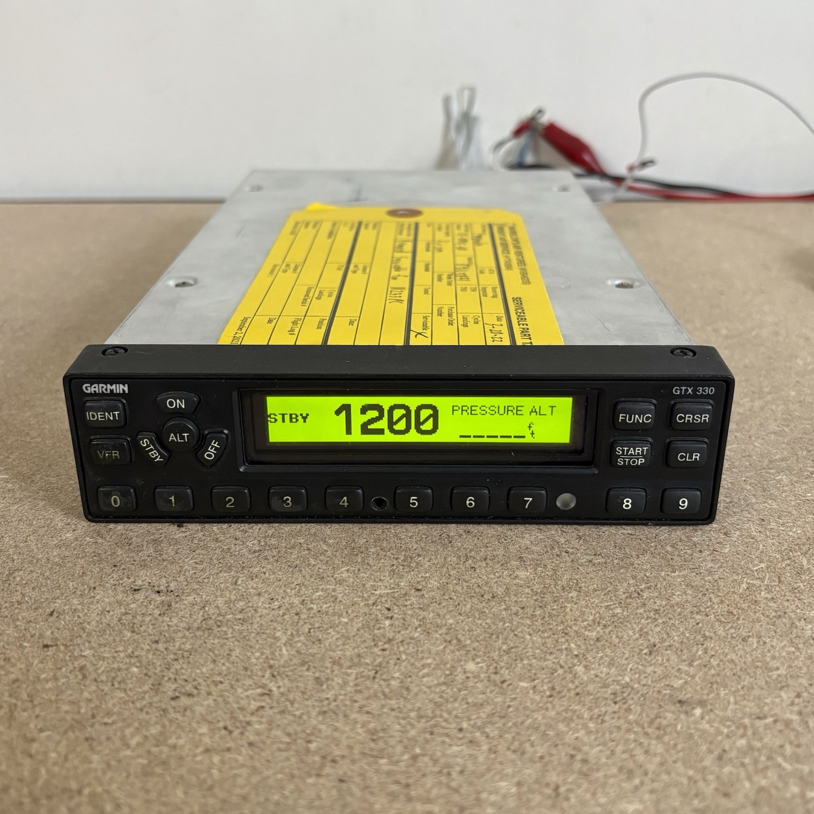 GARMIN GTX 330 TRANSPONDER PN 011-00455-00 NON-ES With Yellow Tag