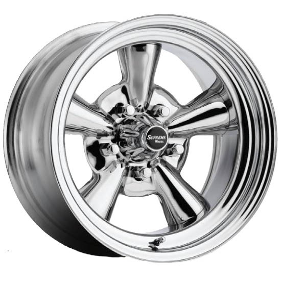 Allied Wheel 6758099 Supreme 15 x 8 Wheel, 5x4.5/5x4.75/5x5