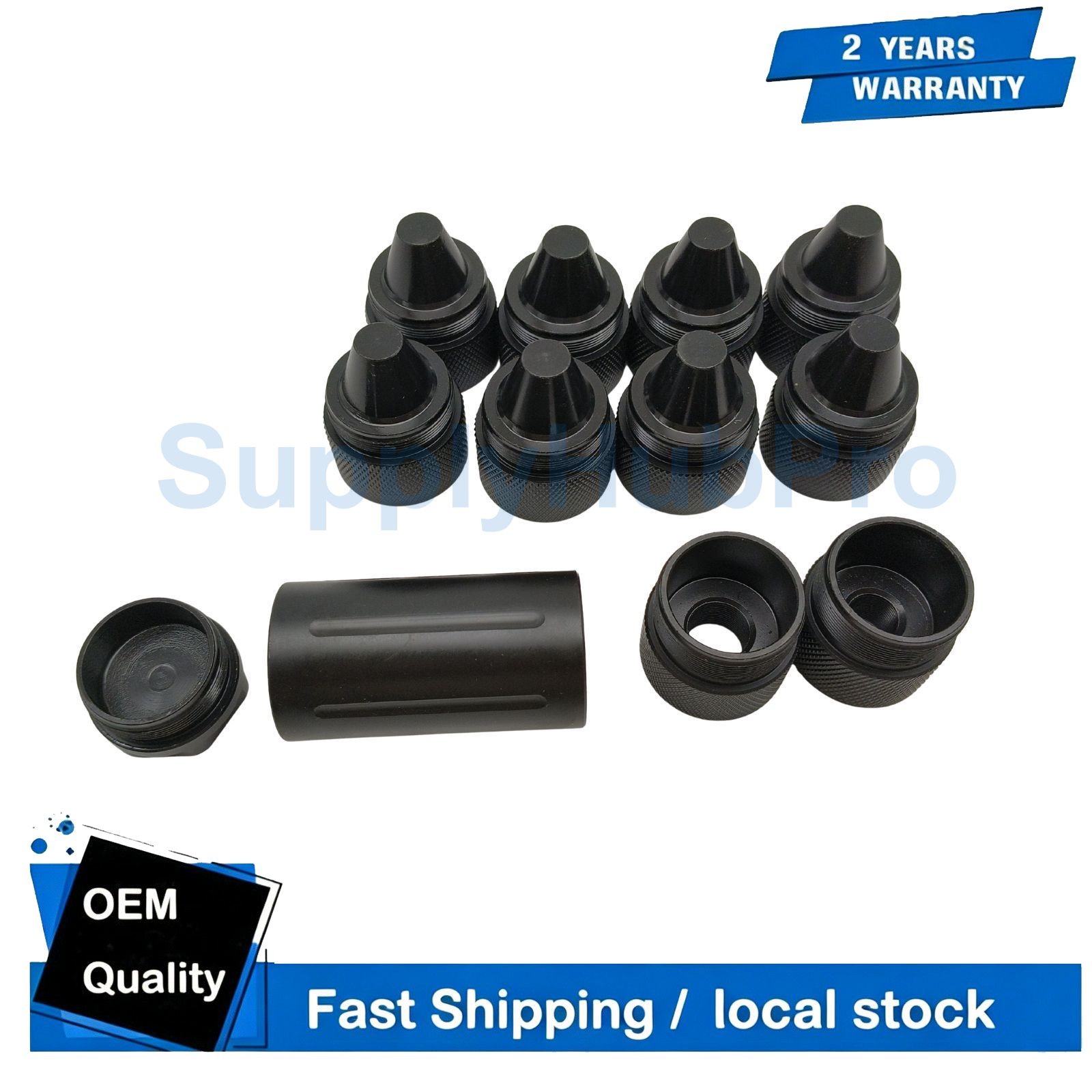 12X 1.375''X24 stainless steel Cone Shaped Parts Sealed End Cap For Car Trucks-