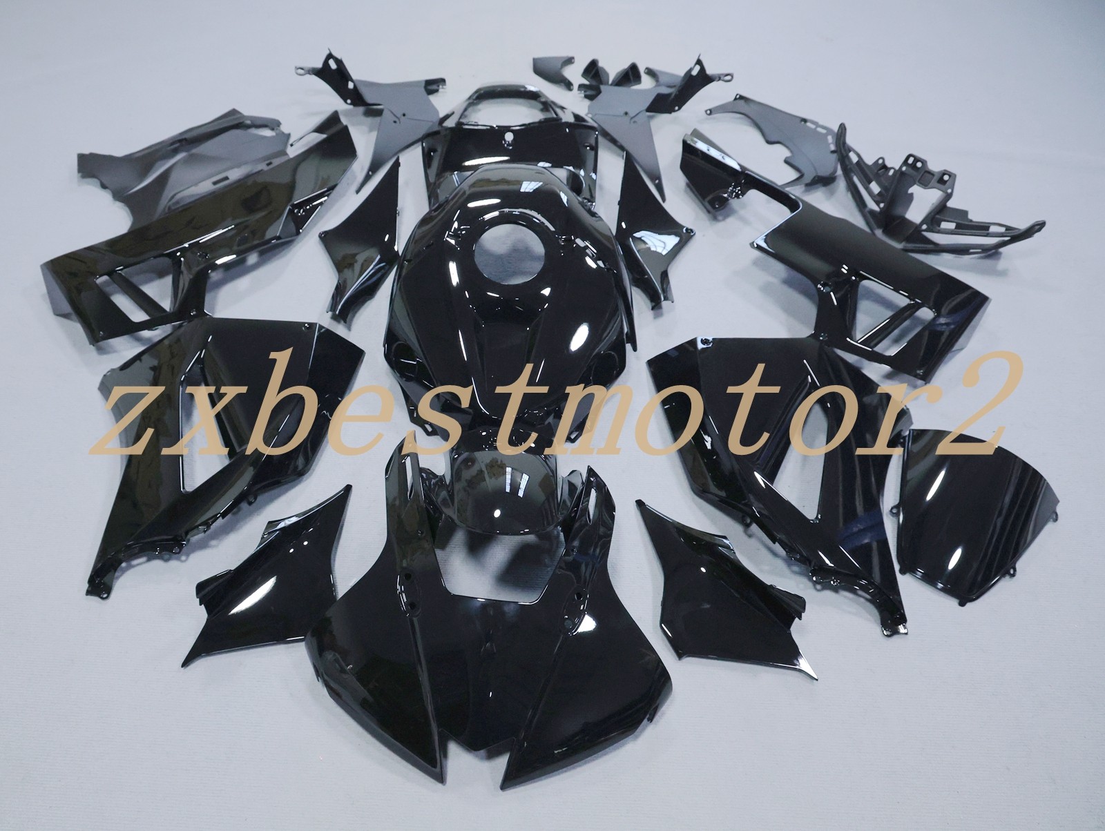 Gloss Black Painted Bodywork Fairing Kit For HONDA CBR600RR RACE /HRC 2021-2023