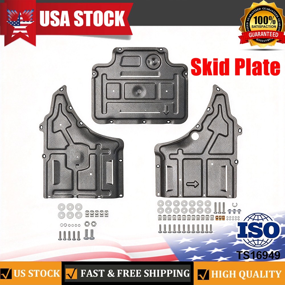 Engine & Trans Splash Shield Under Tray Skid Plate for Audi A4 S4 B8.5 B8