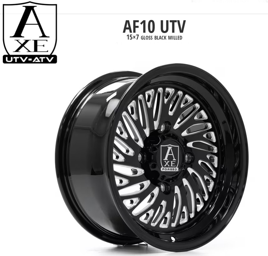 FORGED T6061 AXE AF10 Polaris RzR 4x156 | 15x7 | ET+13 *NEW 4 Wheels