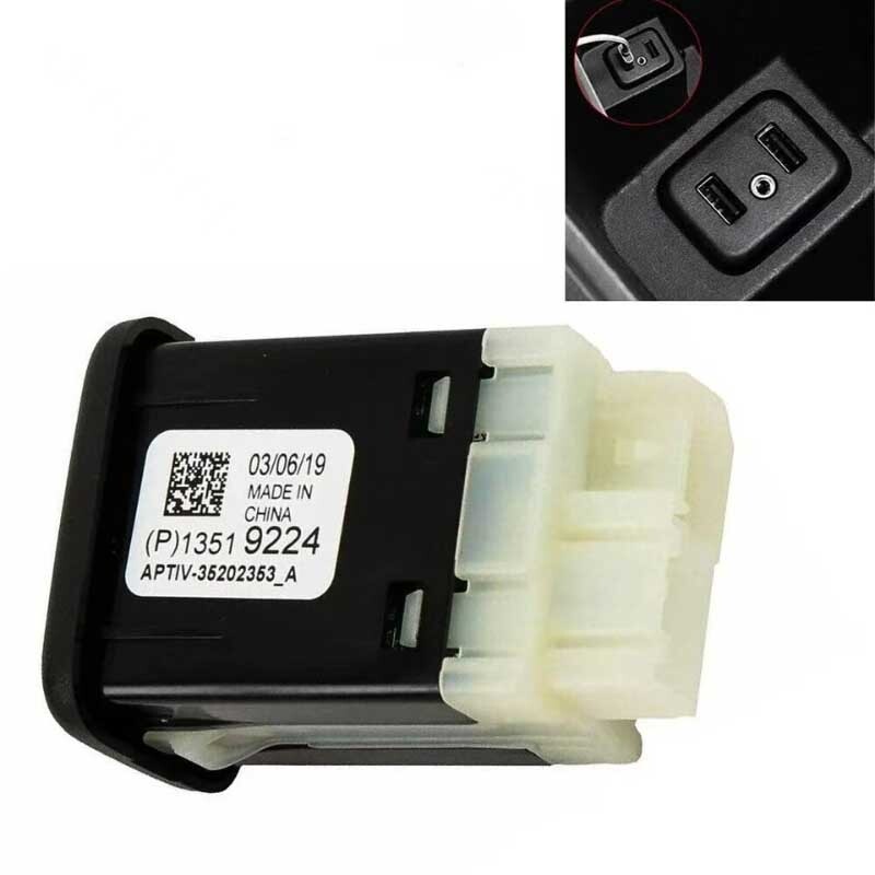 13519224 Fit For GM Chevrolet Dual USB Port Interface Module AUX Jack CarPlay
