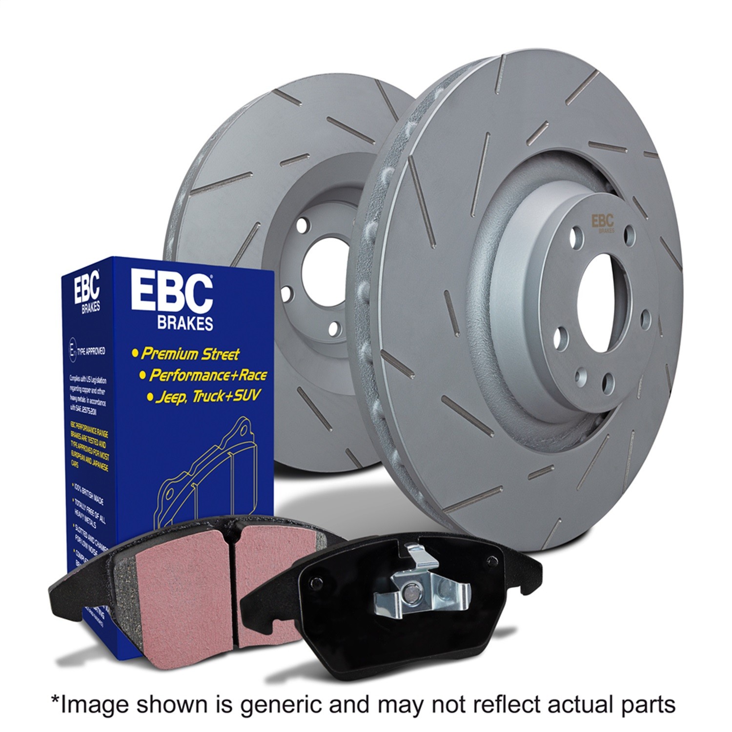 EBC for S2 Kits Greenstuff Pads and USR Rotors S2KR1441