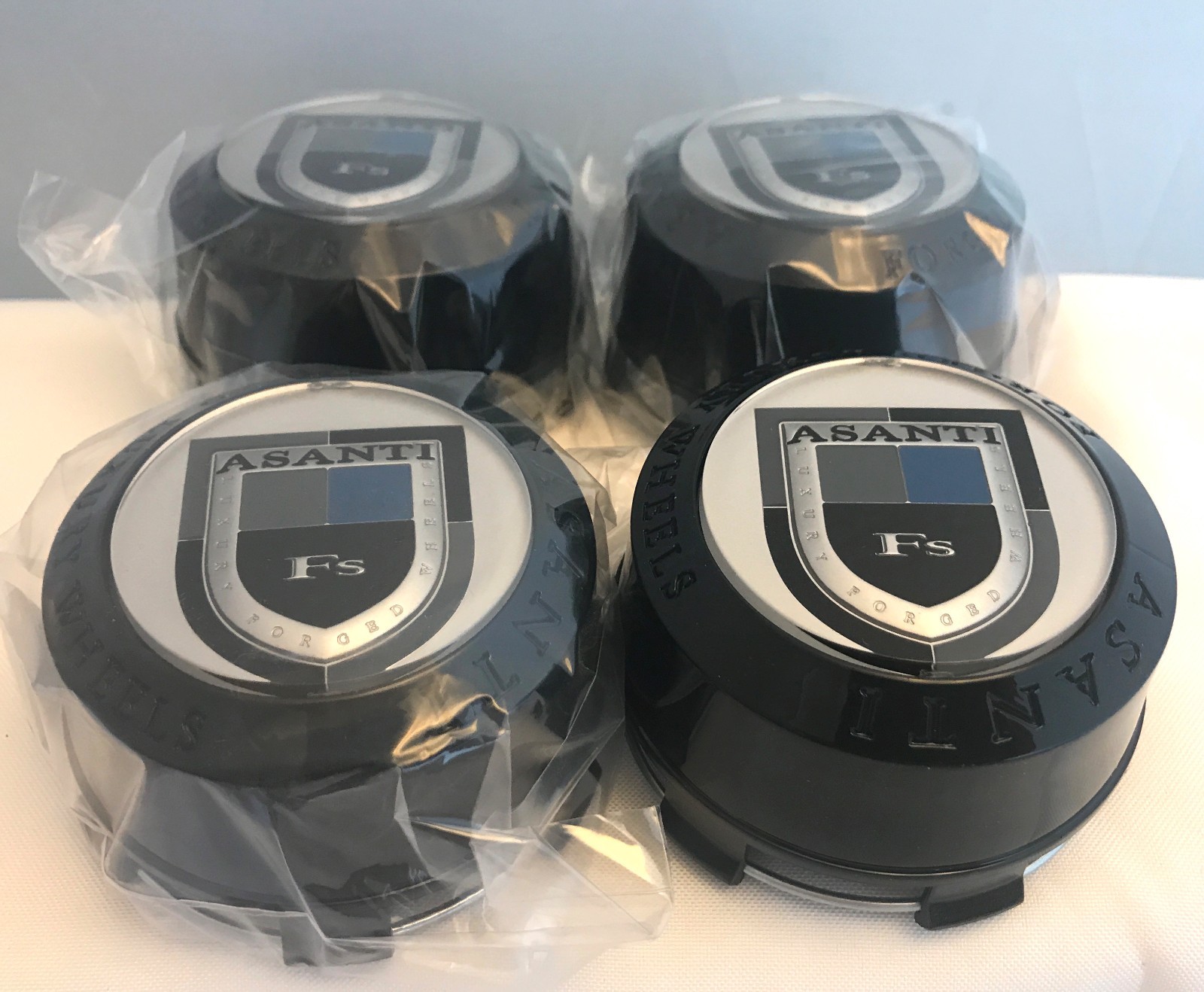 Asanti Black Custom Wheel Center Cap Set of 4 pn: C100-T, PV CAP