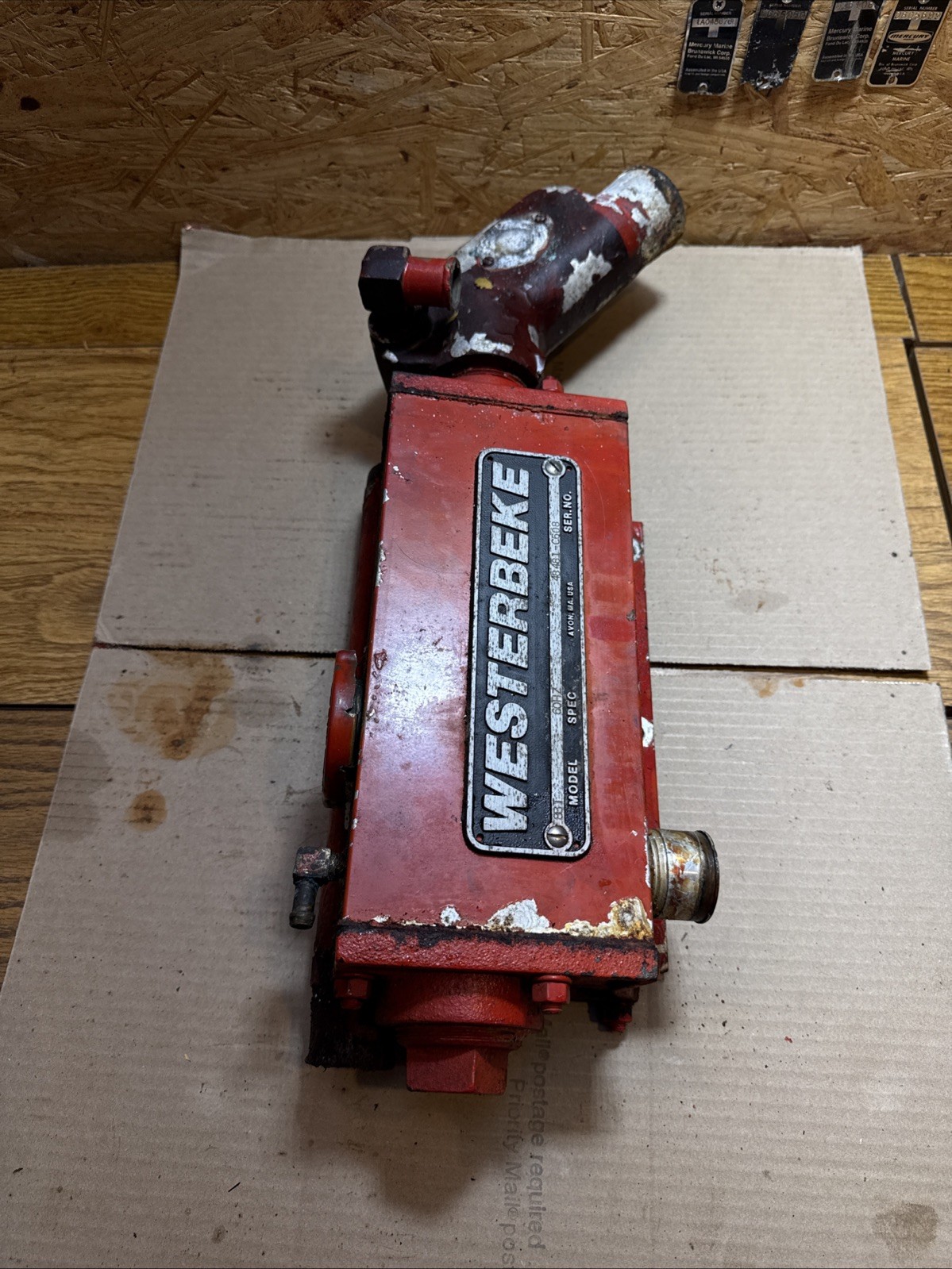 Westerbeke 8BT exhaust manifold with elbow Westerbeke 8BT exhaust manifold with elbow
