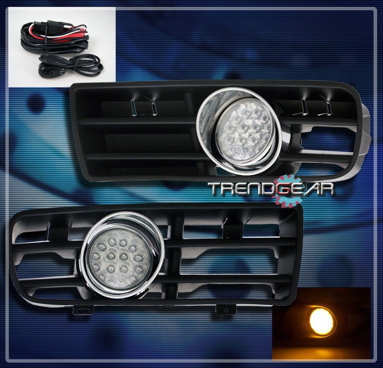 99-04 VW GOLF GTI VR6 LED BUMPER FOG LIGHT W/OEM SWITCH 99-04 VW GOLF GTI VR6 LED BUMPER FOG LIGHT W/OEM SWITCH