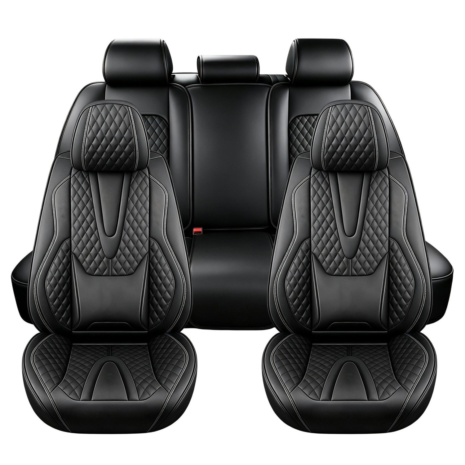 For Dodge RAM 1500 2500 3500 Leather Seat Cover Set Front Rear Cushion Protector