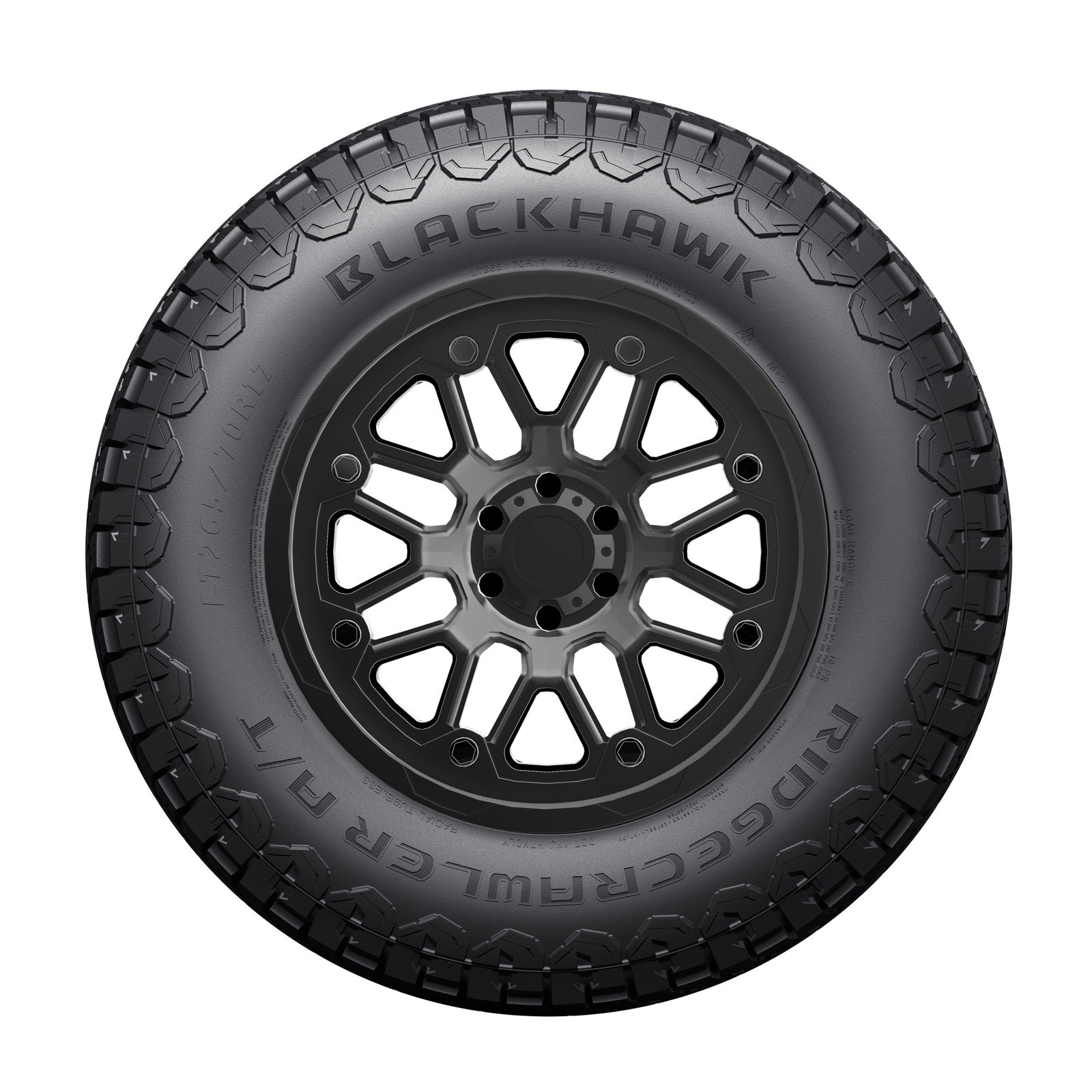 Set of 4 BlackHawk Ridgecrawler R/T 265/65R18 Tires Only 600miles