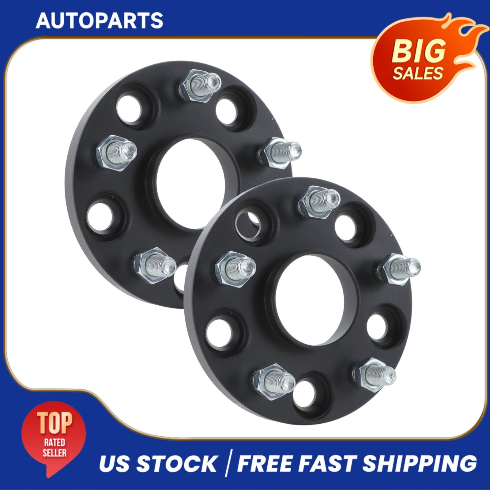 2x 15mm 5x4.5 / 5x114.3 Wheel Spacers Hubcentric 60.1mm 12x1.5 For Toyota Lexus 2x 15mm 5x4.5 / 5x114.3 Wheel Spacers Hubcentric 60.1mm 12x1.5 For Toyota Lexus