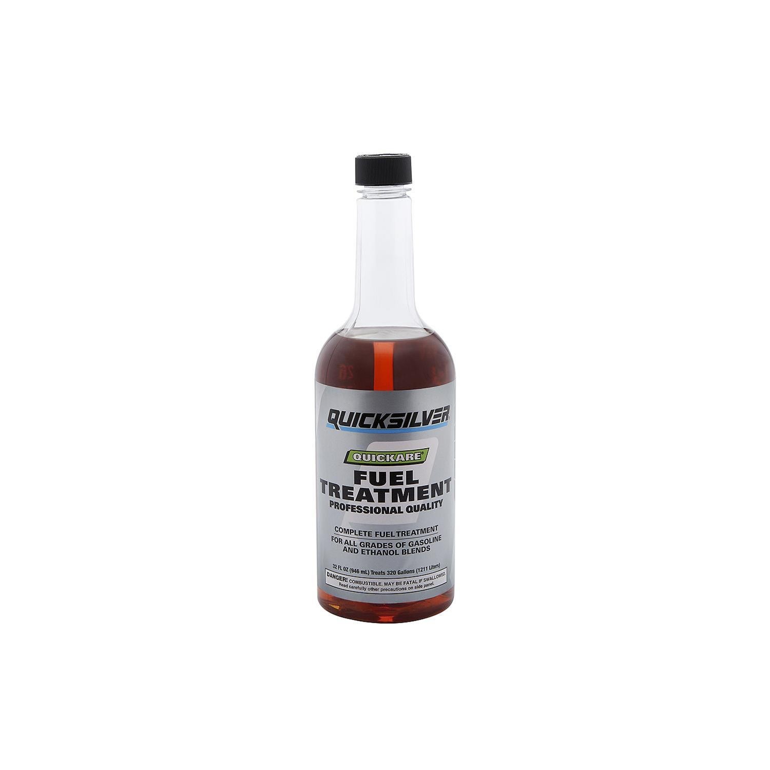 Quicksilver Quickare Fuel Treatment 32 Fl Oz Bottle- 8M0058680