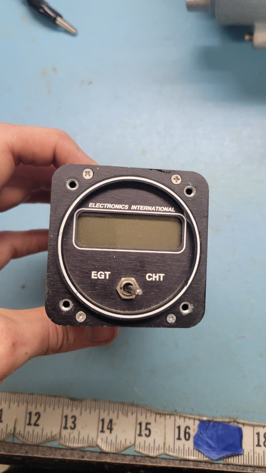 Electronics International EC-1 digital EGT/CHT engine monitor gauge Electronics International EC-1 digital EGT/CHT engine monitor gauge