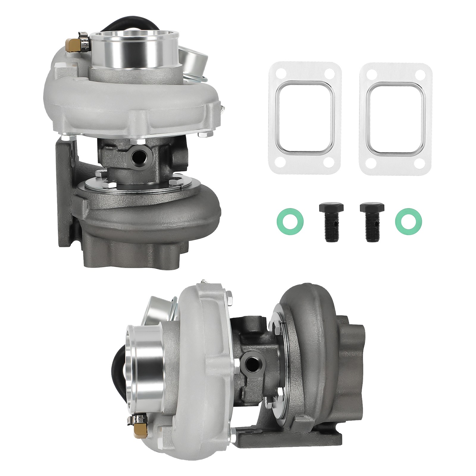 Twin GT2871 GT2860 T25 T28 Flange Universal Turbocharger 0.6 A/R 0.64 A/R