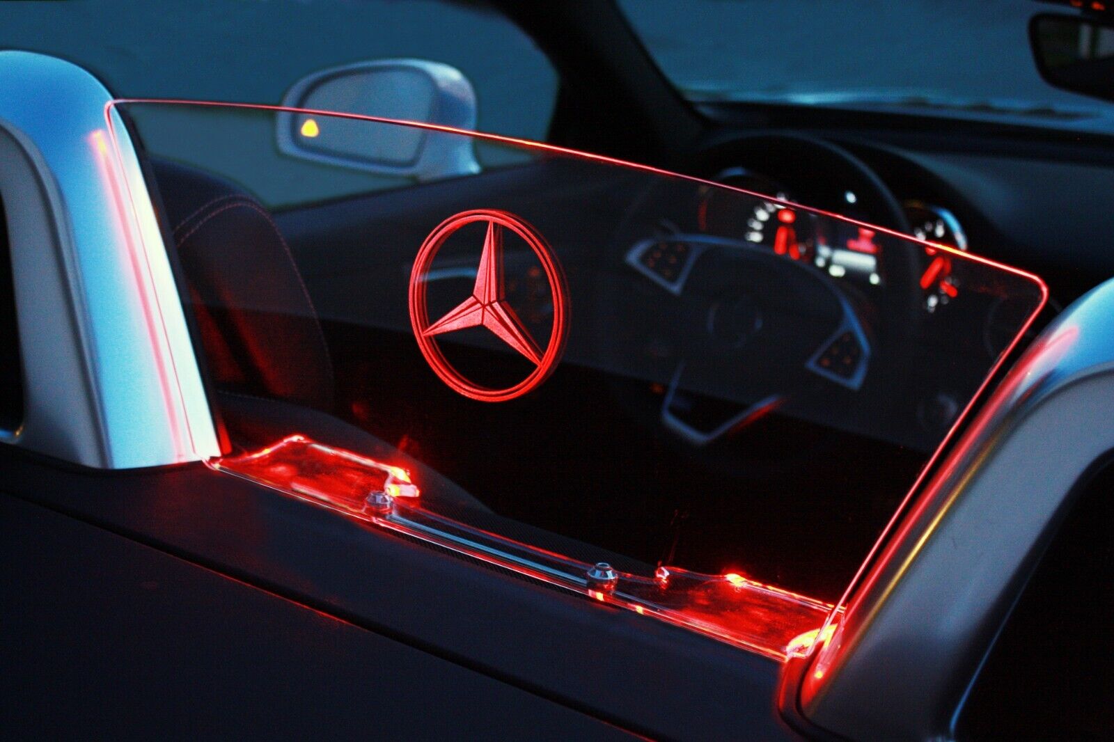 2012-2020 Wind Deflector fits Mercedes-Benz SLK R172 Windscreen Illumination Kit