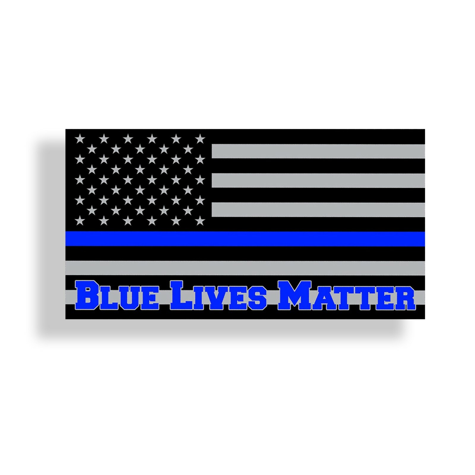 Blue Lives Matter Sticker Police American Flag Car Vehicle Window Bumper Decal