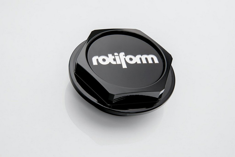 Rotiform 33411-15BD Matte Black Wheel Center Cap For R142 LAS-R 18X8.5