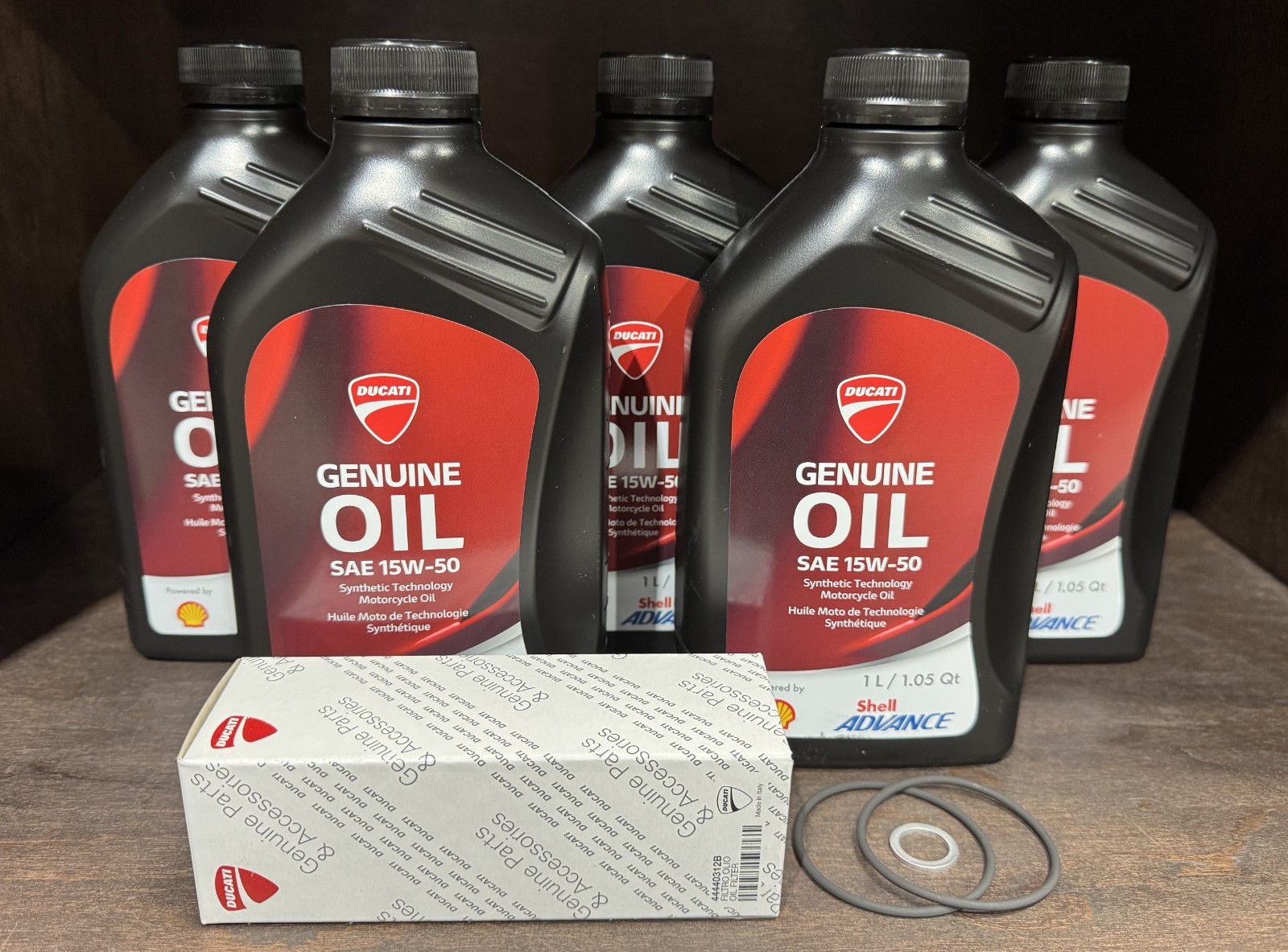 Genuine OEM Ducati Multistrada V4 Oil Filter Change Kit 2021-2026 Genuine OEM Ducati Multistrada V4 Oil Filter Change Kit 2021-2026
