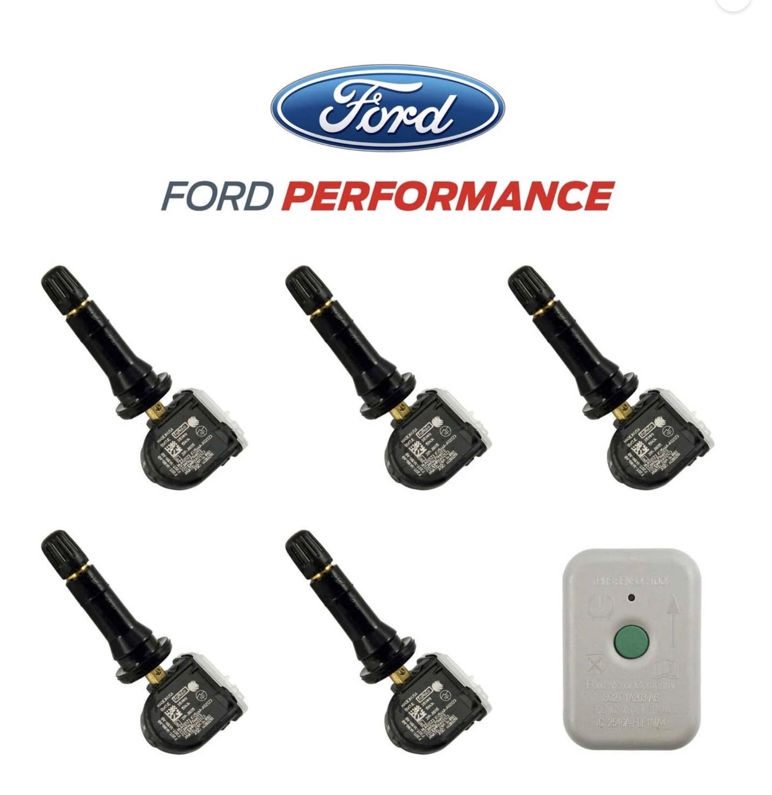 2021-2024 Ford Bronco OEM M-1180-BR5 TPMS Sensors Set of 5 w/ Programmer Tool
