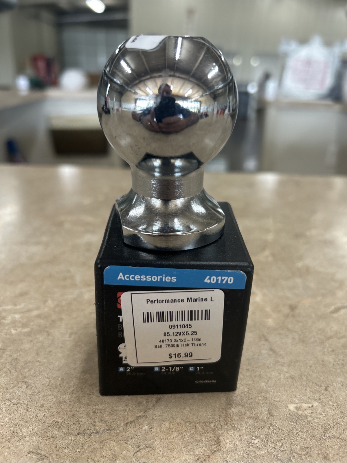 Curt 40170 Trailer Ball 2 in.