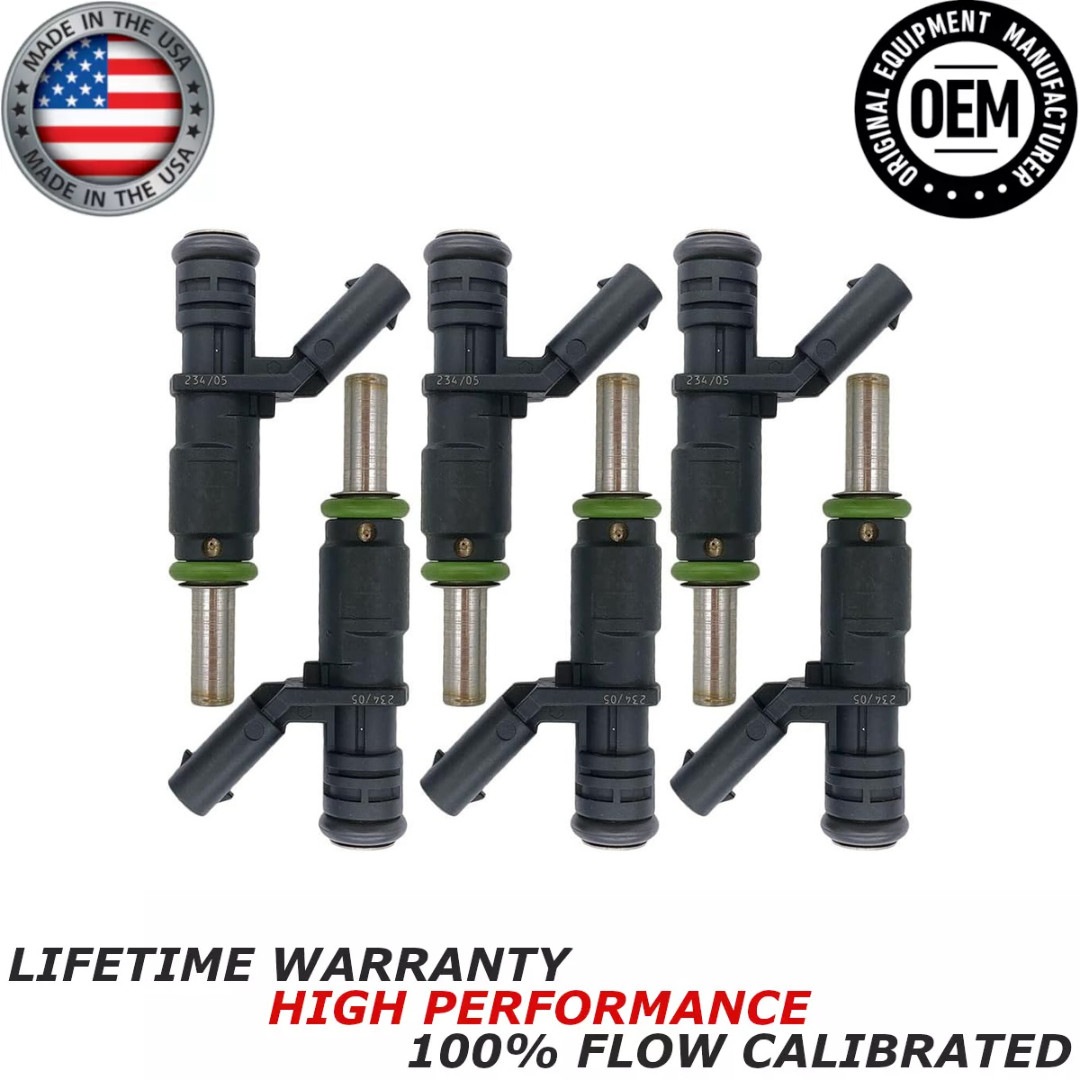 NEW x6 OEM SIEMENS FUEL INJECTORS FOR 2006-2011 Mercedes-Benz ML350 3.5L V6
