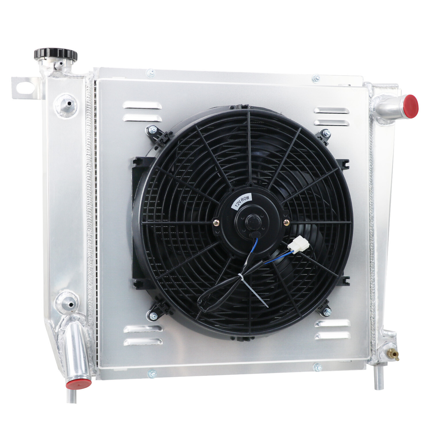 3-Row Radiator+Shroud+Fan+Relay For Ford Explorer Ranger Mazda B4000 1985-1994