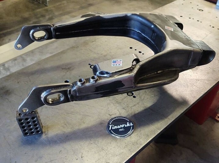 Tinworksinc 09-UP Harley Davidson Bagger  Lay Frame Swingarm/Air Tank Suspension