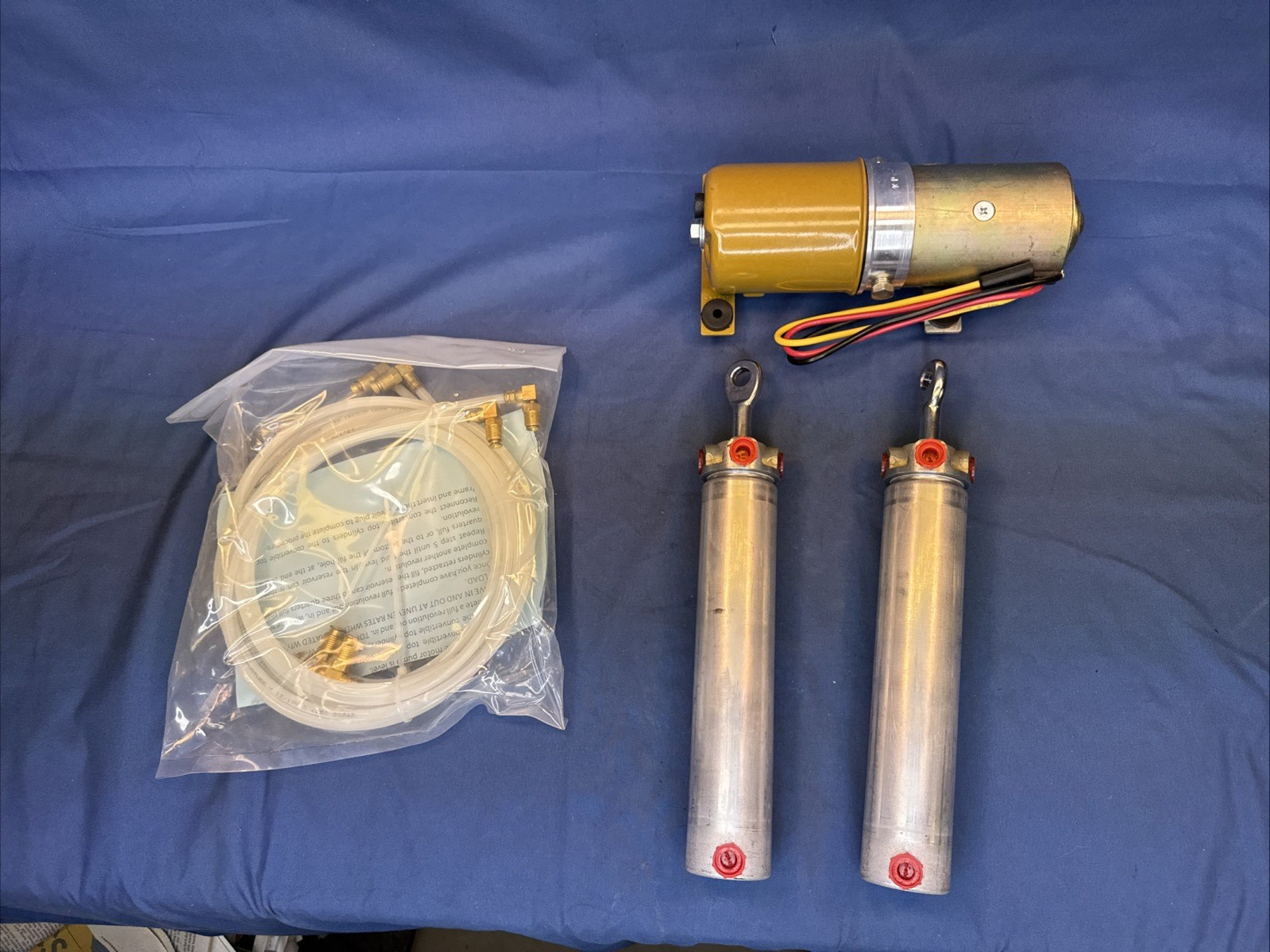1967-70 Dodge Coronet Convertible Top Hydraulic System Kit Pump Hoses Cylinders