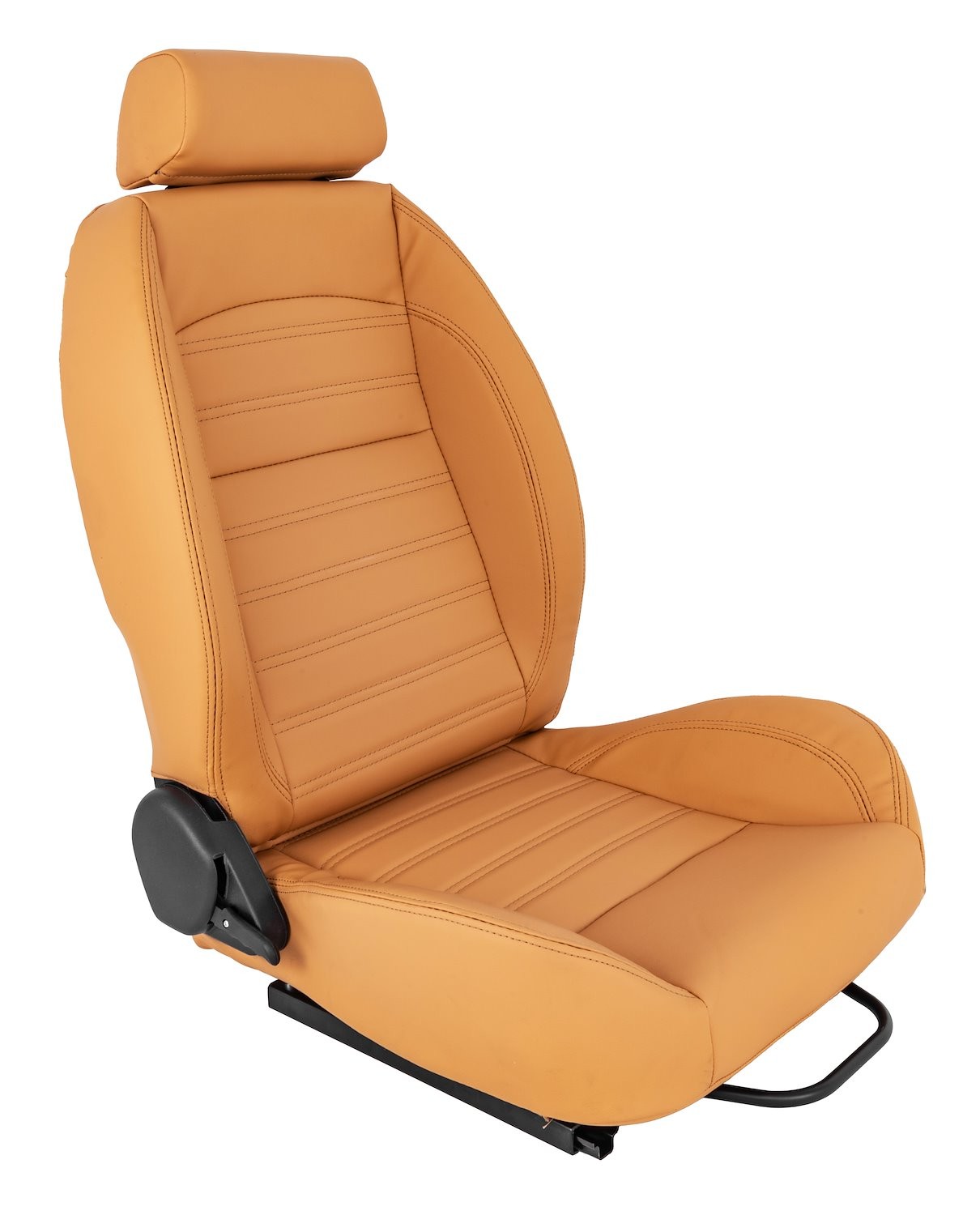 JEGS Retro Low Back Reclining Bucket Seat with Headrest, Right/Passenger Side