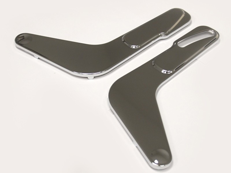 1 set of chrome covers for early Mercedes W113 passenger seat