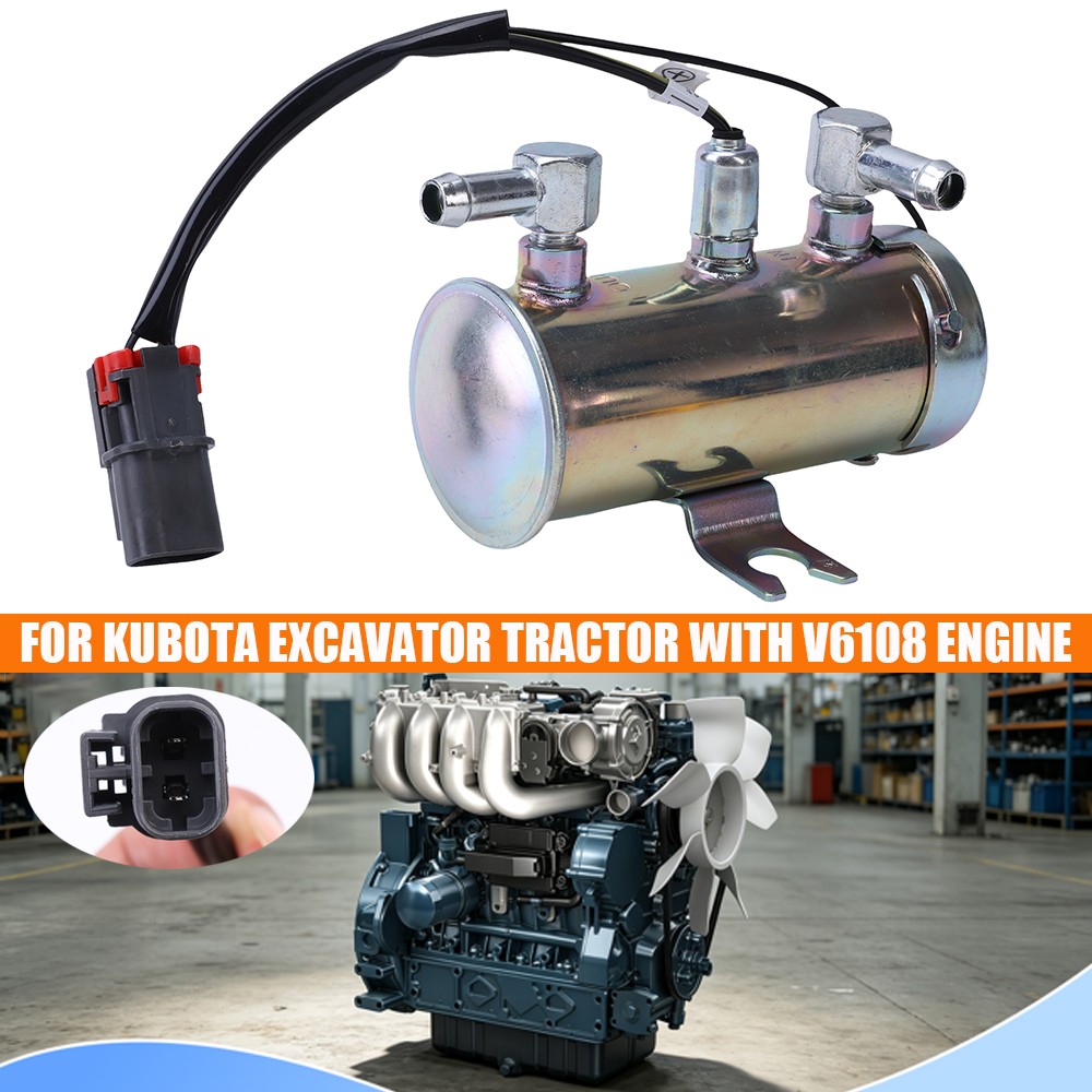 3T400-52030 12V Fuel Lift Pump For Kubota V6108 Engine M126/135 380991088 Diesel