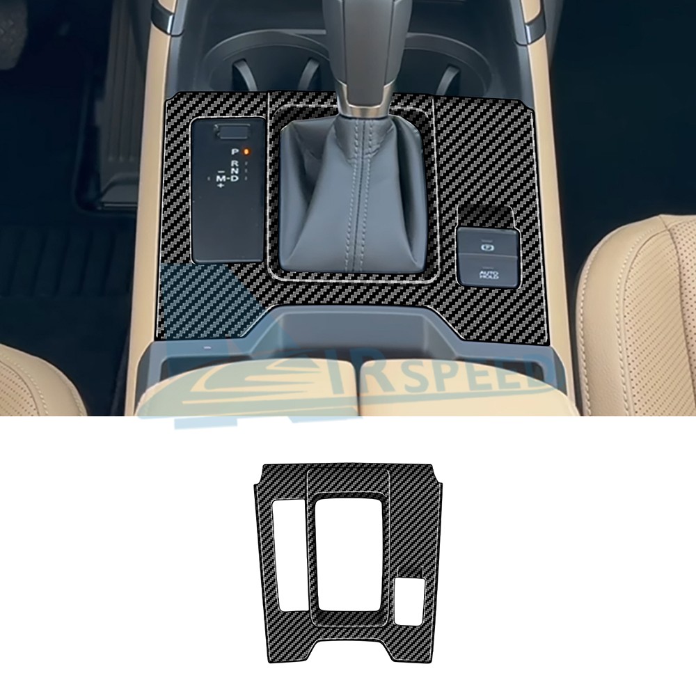 Car Center Gear Shift Panel Cover ABS Carbon Print For Mazda CX-5 2026-2028