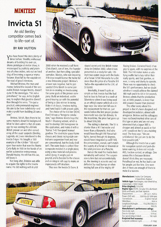 2004 Invicta S1 - Classic Article D93