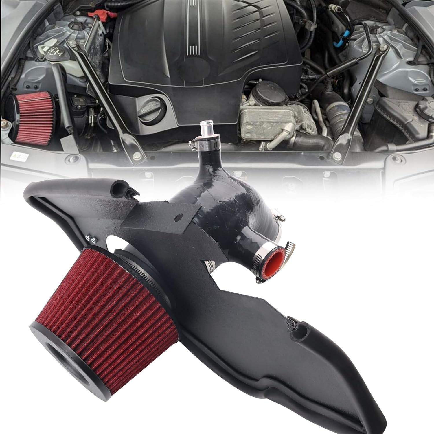 Cold Air Intake System For BMW 535i 535i xDrive F10 F11 N55 3.0T Turbo 2010-2016
