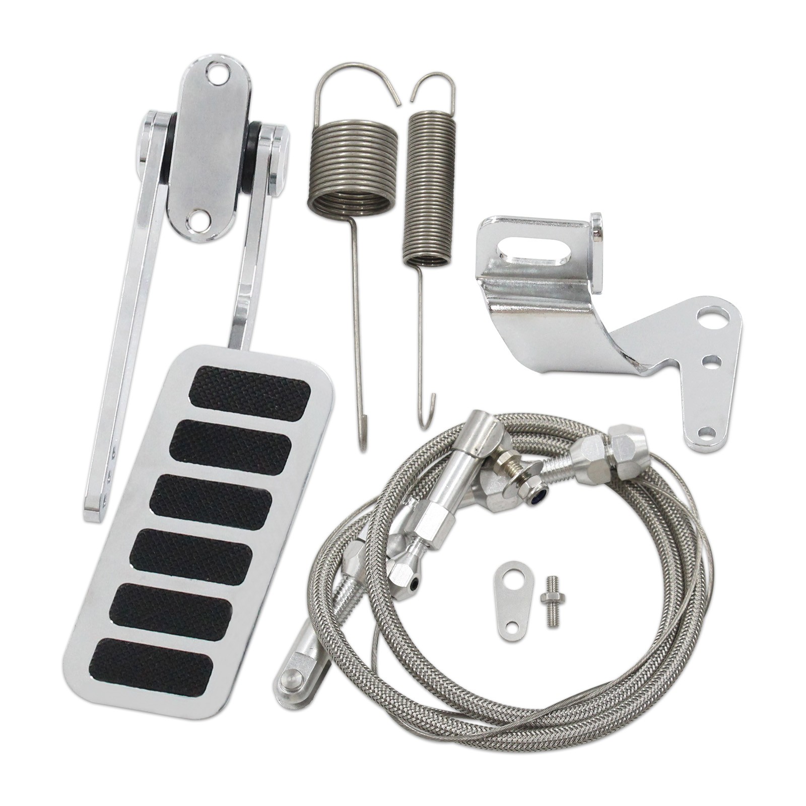 Universal Street Hot Rod Aluminum Gas Pedal + 24\ Universal Street Hot Rod Aluminum Gas Pedal + 24\