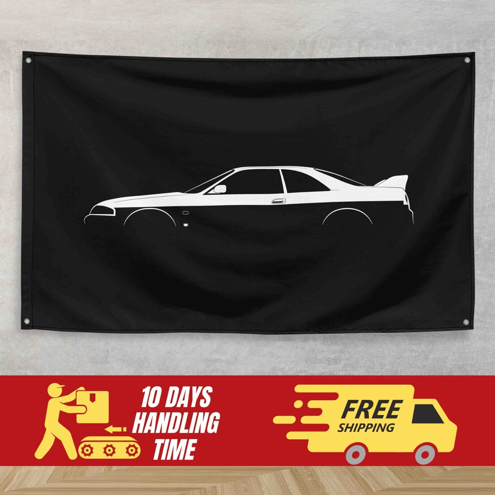 For Nissan Skyline GT-R R33 1993-1998 Fans 3x5 ft Flag Banner Gift Birthday