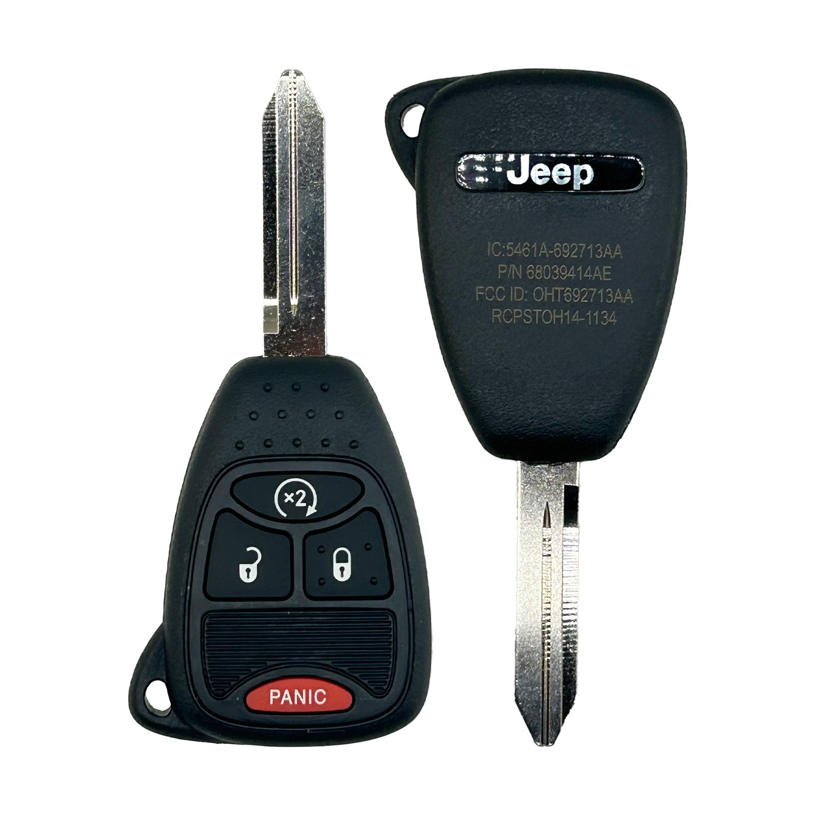 OEM Jeep Wrangler Compass Patriot Key 4B OHT692713AA 68039414AE