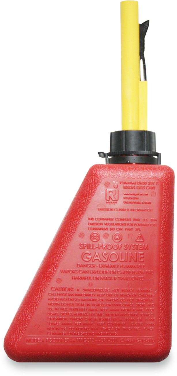 Reda RGC1001 1 Gallon Fuel Can Harley-Davidson Saddlebag Compatible USA Made