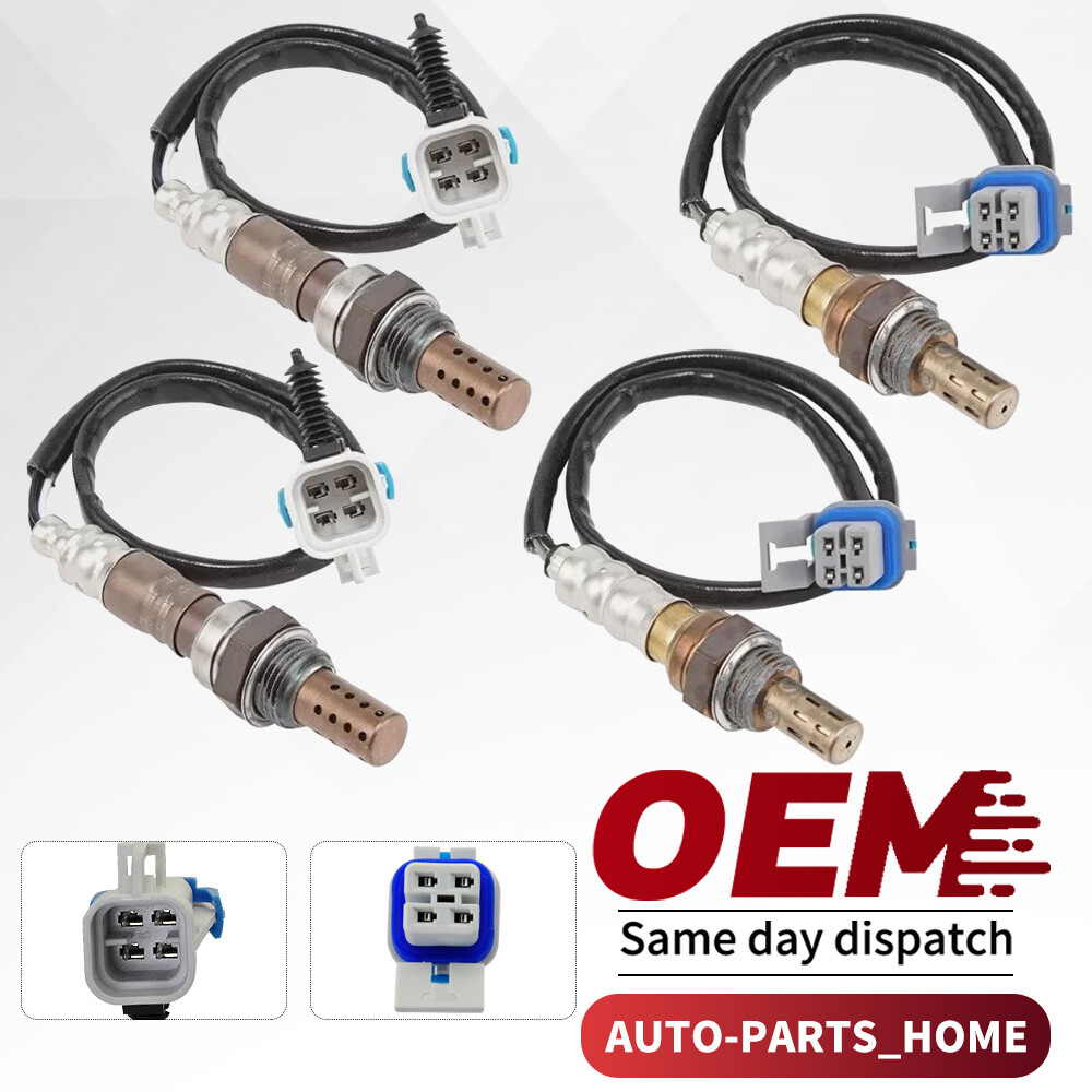 4PCS Upstream&Downstream O2 Oxygen Sensor For GMC Yukon Chevy Silverado Cadillac