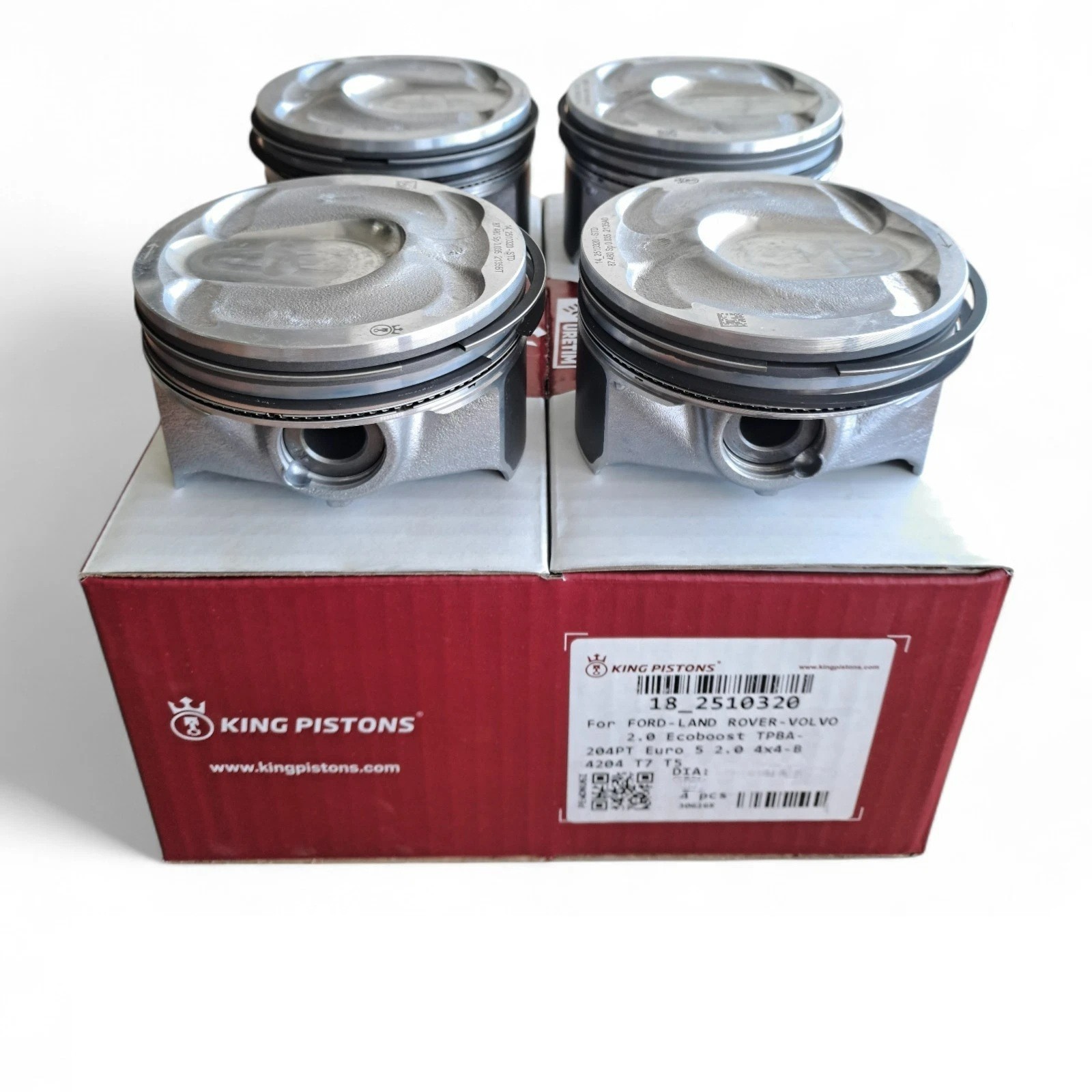 UPGRADED 87.52mm 4X Piston for Ford Edge Escape Fusion Focus ST 2.0 EcoBoost UPGRADED 87.52mm 4X Piston for Ford Edge Escape Fusion Focus ST 2.0 EcoBoost