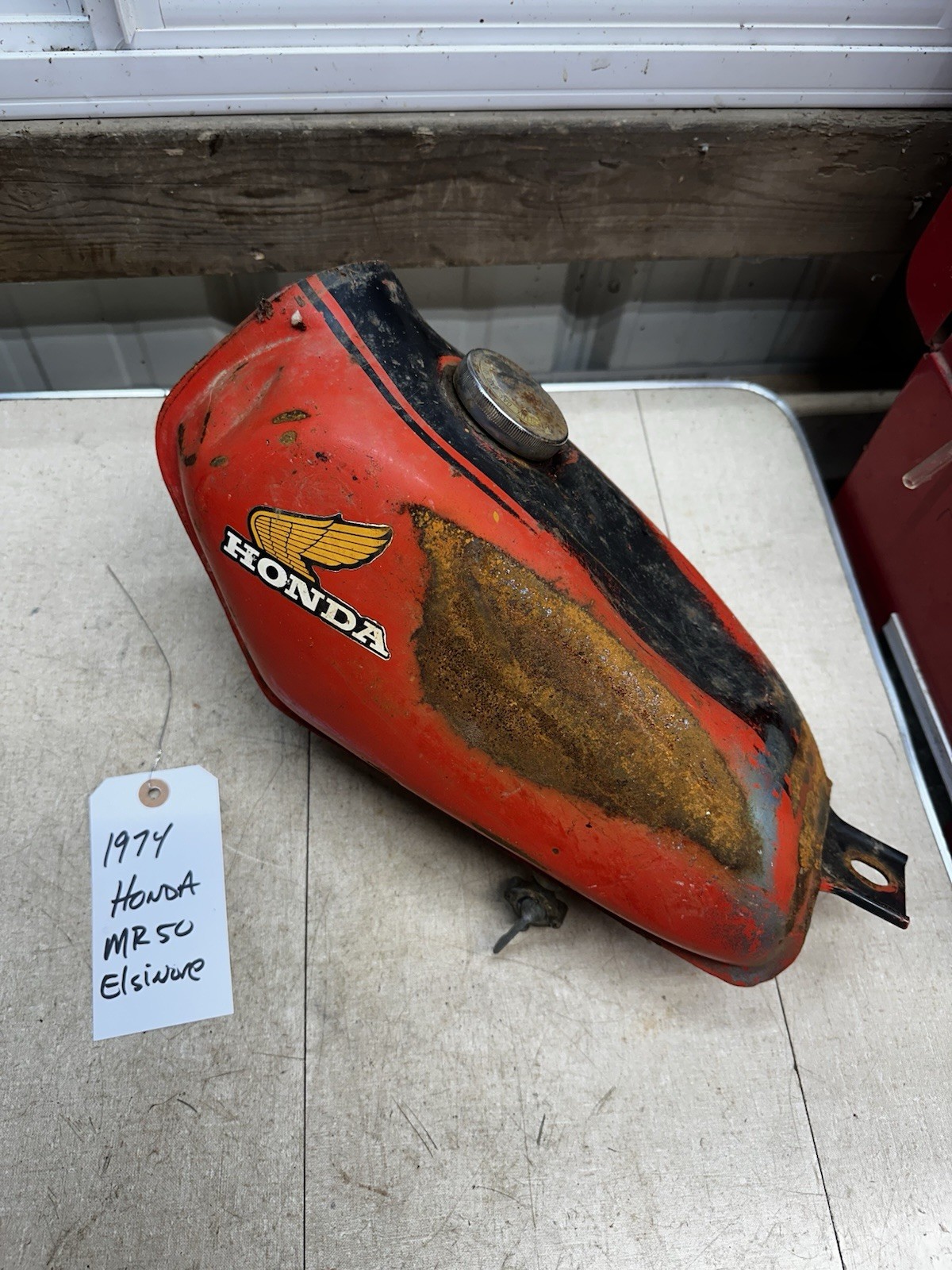 1974- 75 HONDA MR50 Mini Elsinore Gas Fuel Petrol Tank OEM 17500-131-000BB 1974- 75 HONDA MR50 Mini Elsinore Gas Fuel Petrol Tank OEM 17500-131-000BB