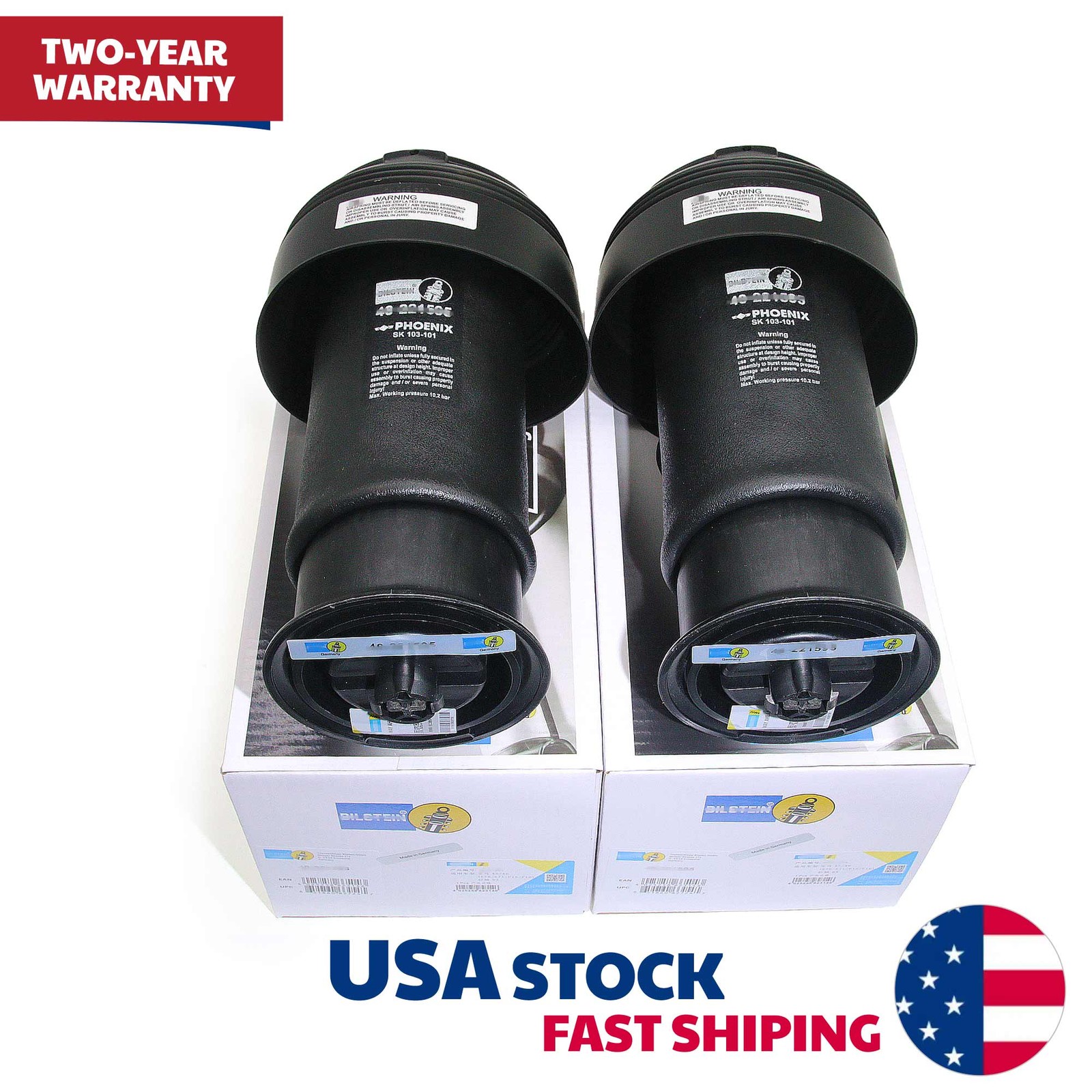 2x For BMW X5 F15 2014-2018 F16 X6 2015-2019 Rear Air Suspension Spring Bags